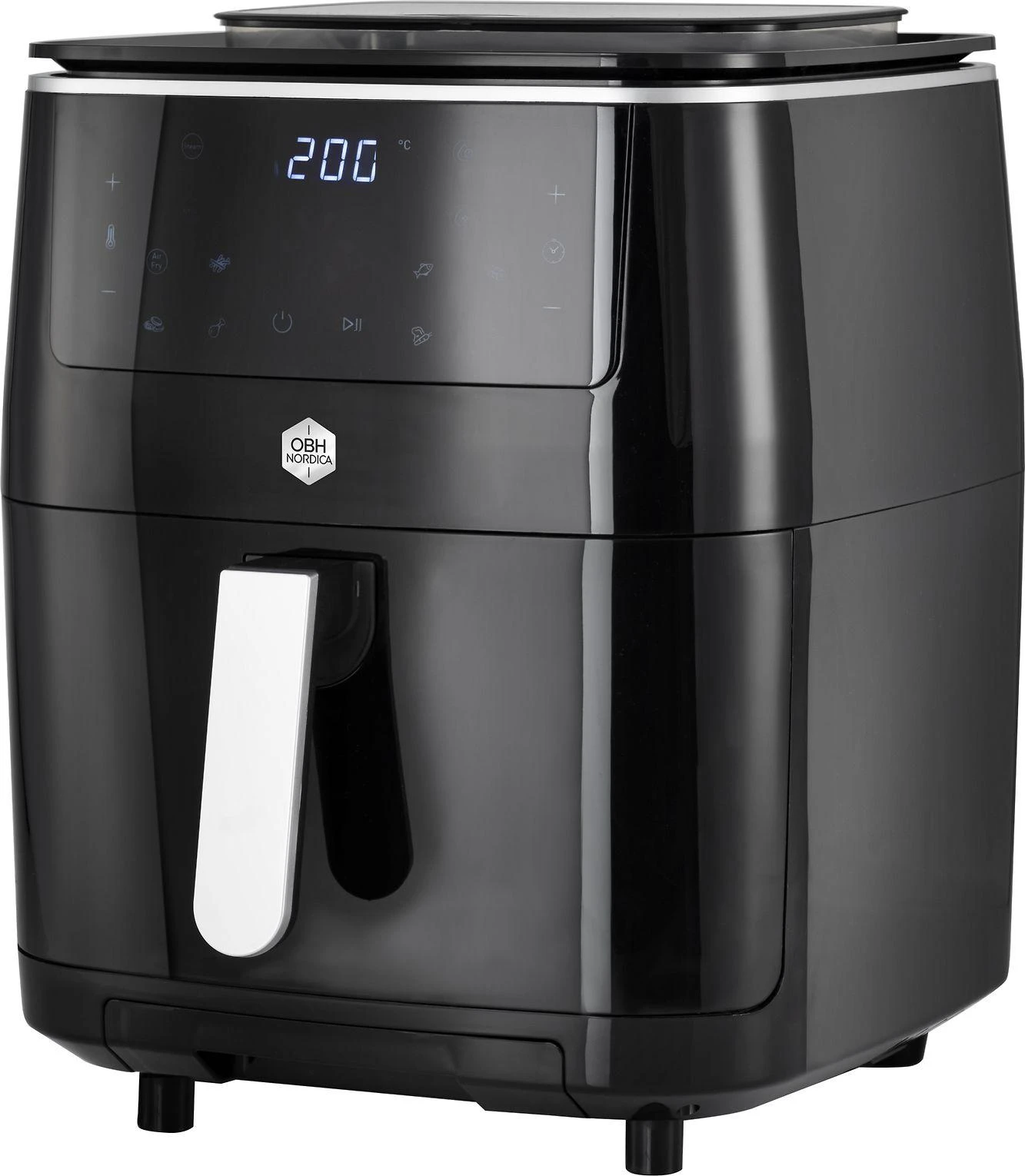Gruzdintuvė SEB OBH Nordica FW2018S0, Hot air fryer, 6.5 L, 8 person(s), 60 min, Single, Juodas