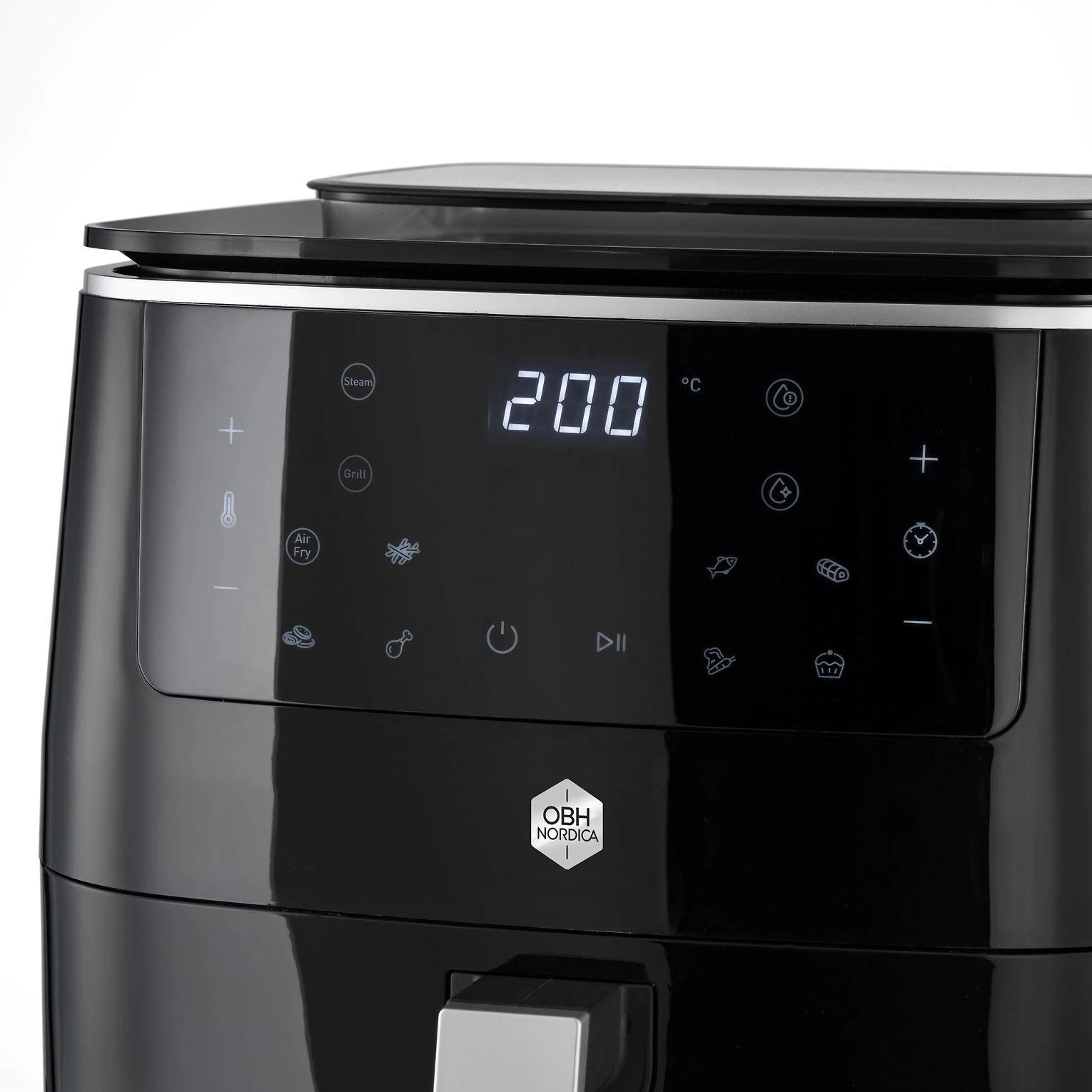 Gruzdintuvė SEB OBH Nordica FW2018S0, Hot air fryer, 6.5 L, 8 person(s), 60 min, Single, Juodas