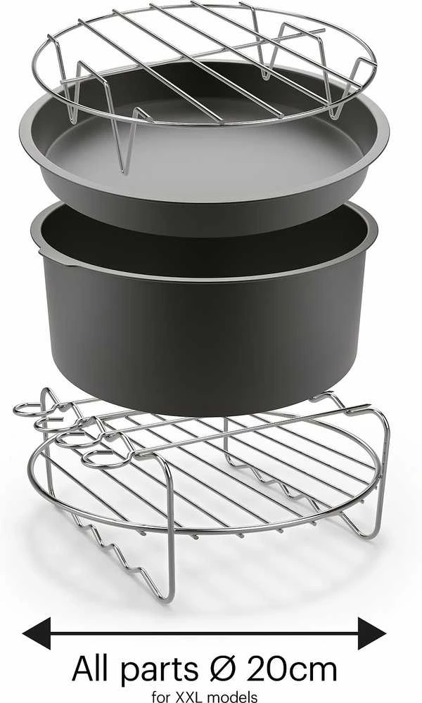 Gruzdintuvė OBH Nordica/Tefal Easy Fry priedų rinkinys, skirtas OBH Nordica XXL airfryer modeliams