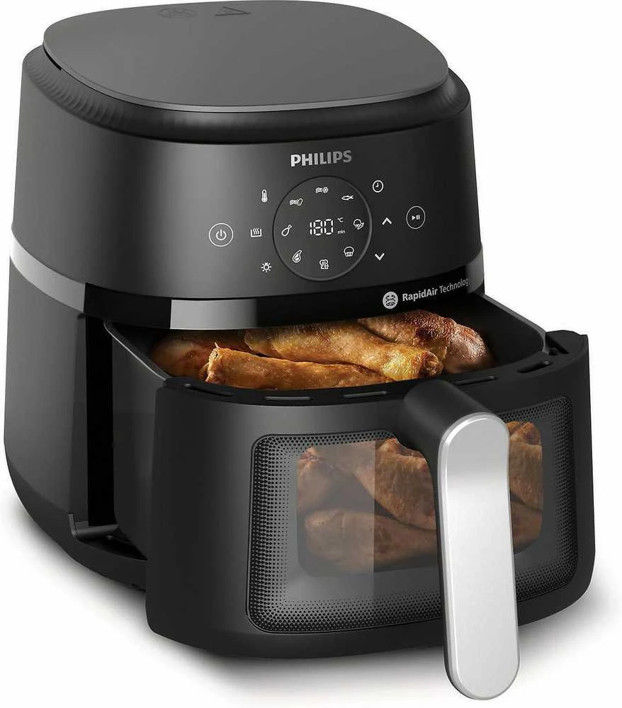 Gruzdintuvė Air fryer Philips AirFryer 2000 Series 4.2 l (sidabrinis)