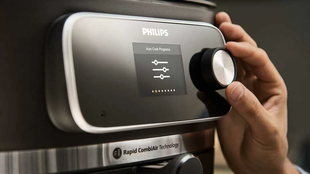 Gruzdintuvė Philips Combi HD9880/90, Juodos spalvos