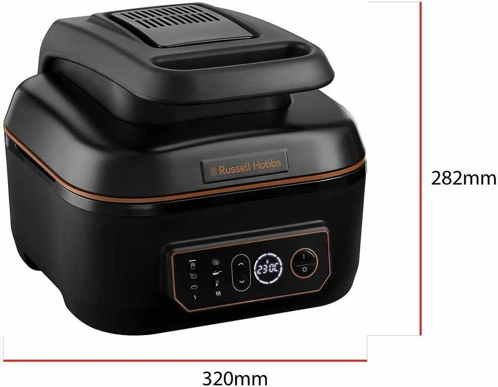 Karšto oro gruzdintuvė - Russell Hobbs SatisFry 5.5L 1745W Juodas