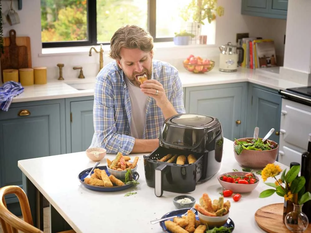 Karšto Oro Gruzdintuvė - Russell Hobbs Satisfry 4 L 1350 W Juoda