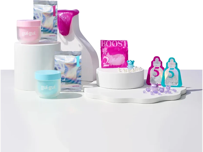 Gui Gui Kūrybinis gleivių rinkinys DELUXE Shimmer Slime, 2vnt