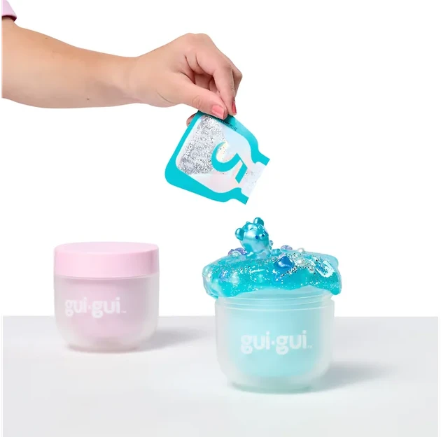 Gui Gui Kūrybinis gleivių rinkinys DELUXE Shimmer Slime, 2vnt