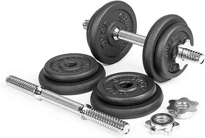 Ketaus hantelių rinkinys GYMSTICK 20kg