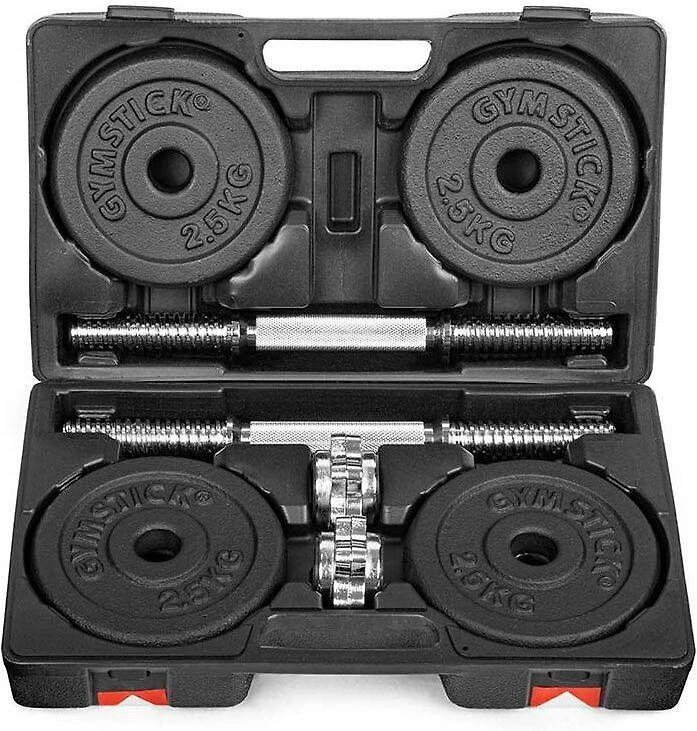Ketaus hantelių rinkinys GYMSTICK 20kg