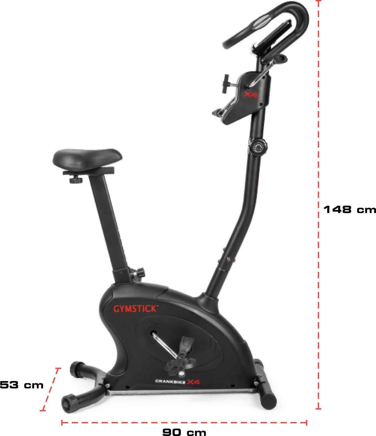 Dviratis treniruoklis GYMSTICK Crank Bike X4