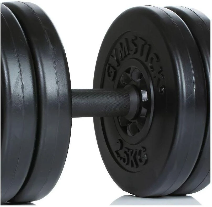 Svarmuo / hantelis GYMSTICK Vinyl Set 15 kg