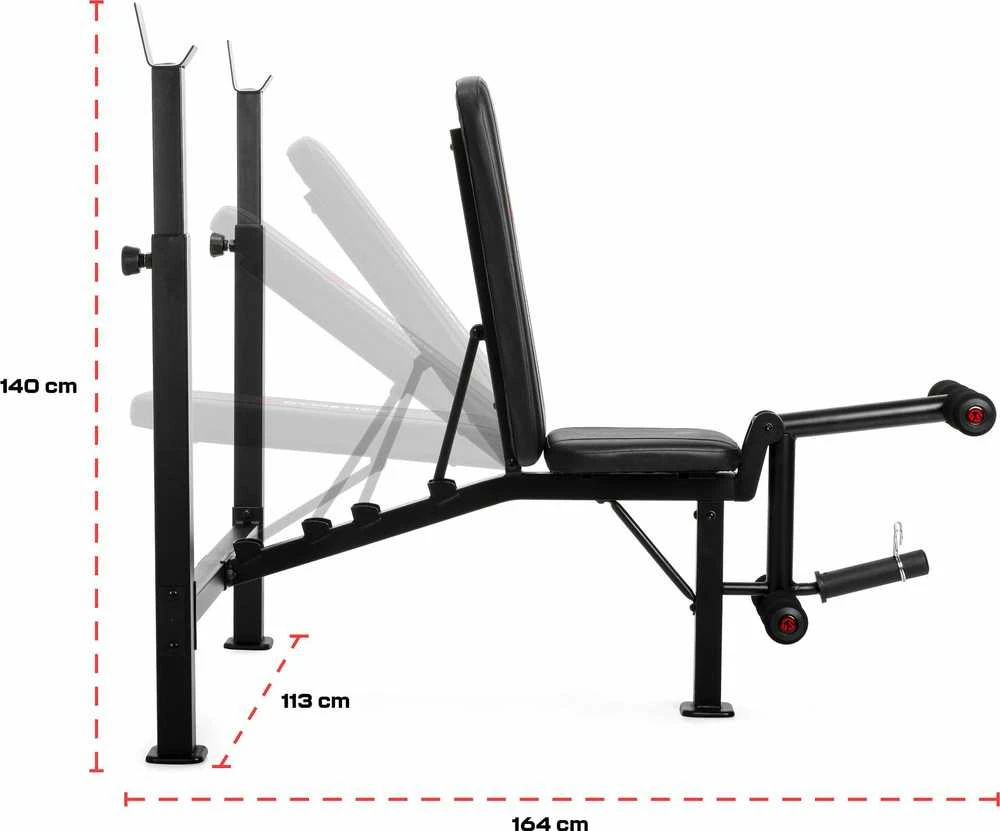 Multifunkcinis suoliukas GYMSTICK WEIGHT BENCH WB 6.0
