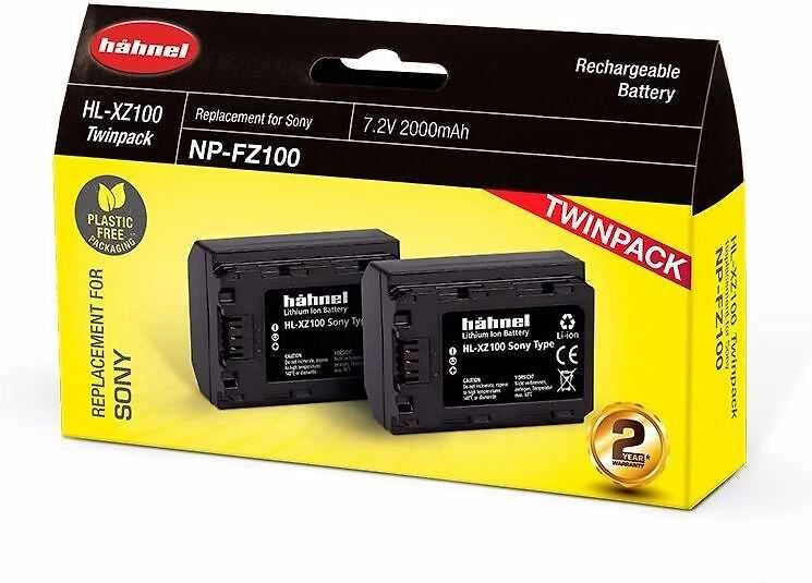 Hahnel H&Auml;HNEL BATTERY SONY HL-XZ100 TWIN PACK