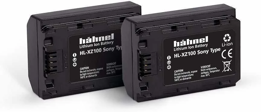 Hahnel H&Auml;HNEL BATTERY SONY HL-XZ100 TWIN PACK
