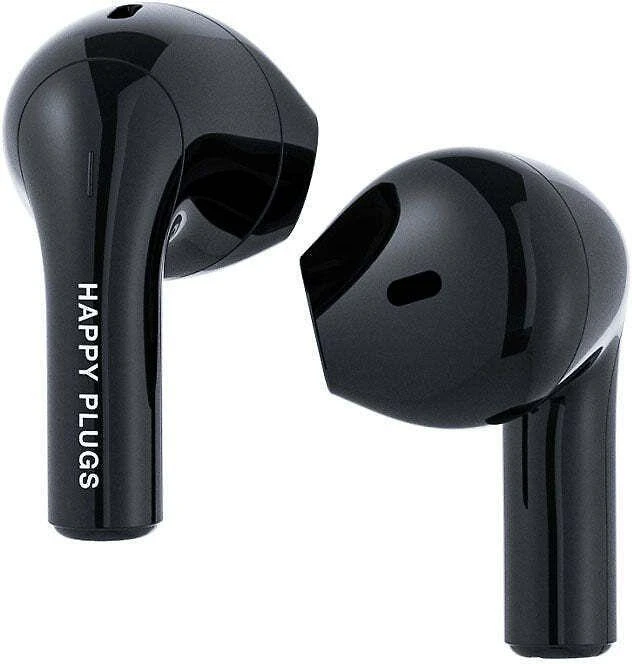 Happy Plugs Joy Belaidės ausinės, juodos spalvos