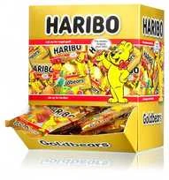 Haribo mini maišeliai po 10 g su Goldbears guminukais - (100 vnt. x 10 g)