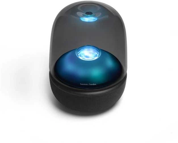 Harman Kardon Bluetooth namų garsiakalbis su Auracast ir 360° apšvietimu Aura Studio 5