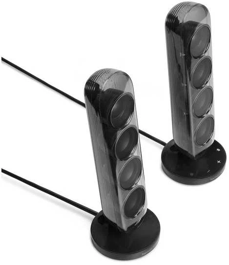 „Harman Kardon SoundSticks 5“ „Bluetooth“ garsiakalbiai, juodi