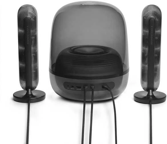 „Harman Kardon SoundSticks 5“ „Bluetooth“ garsiakalbiai, juodi