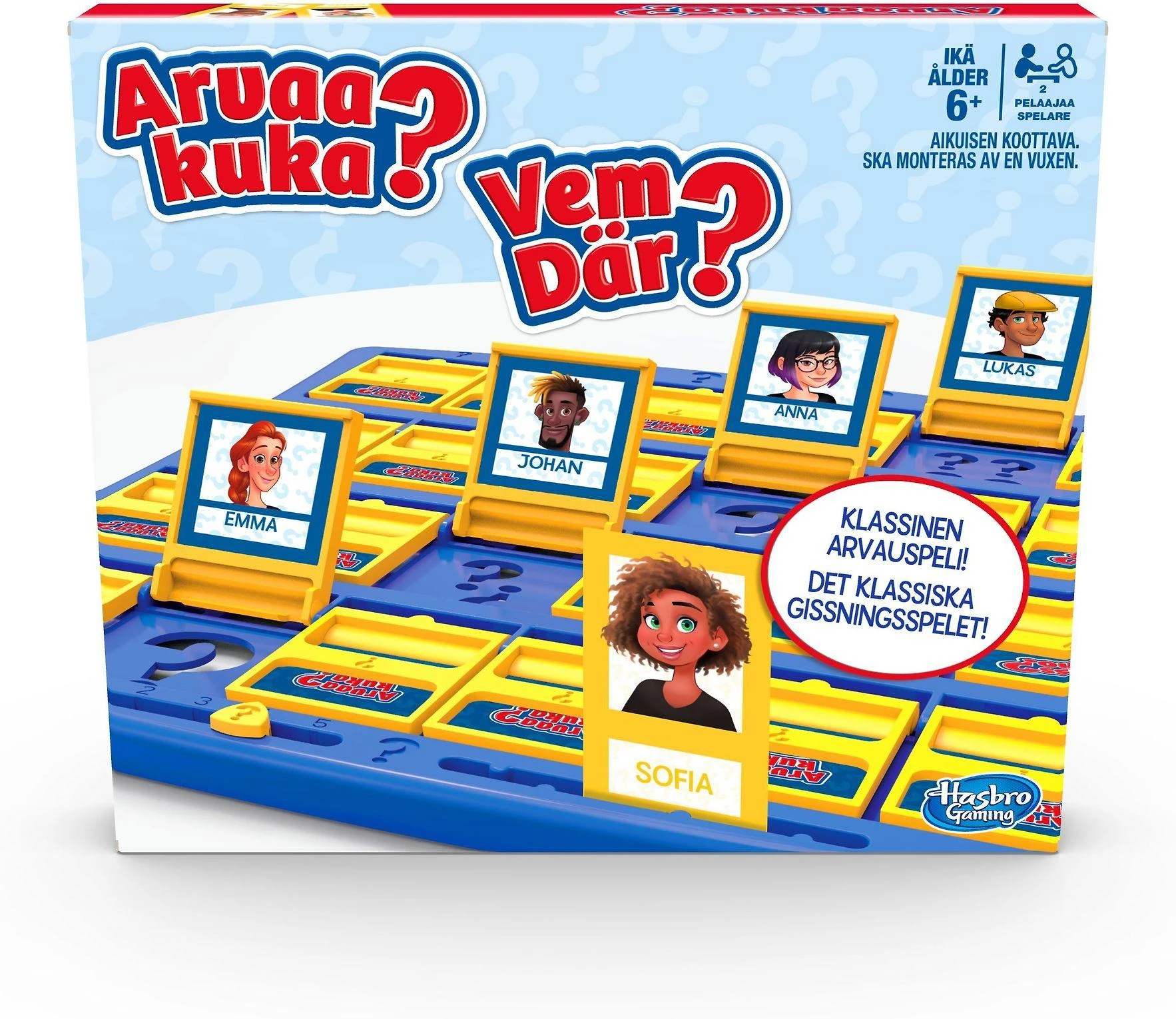 HASBRO GAMING Žaidimas „Atspėk, kas?“, suomių/švedų k.