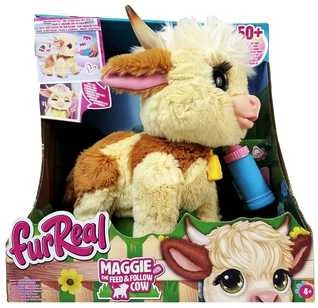 Interaktyvi pliušinė karvė Hasbro FurReal Maggie The Feed and Follow Cow