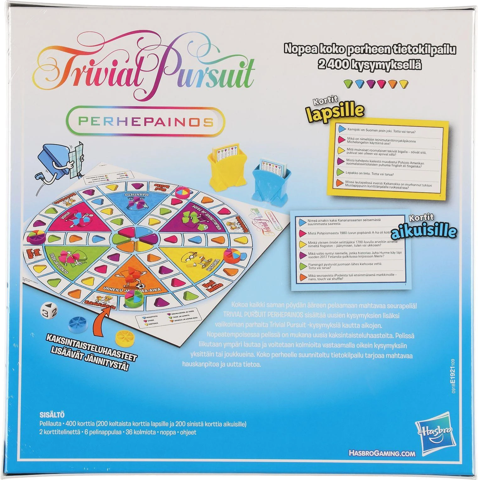Hasbro Trivial Pursuit Family Edition smulkmenų žaidimas