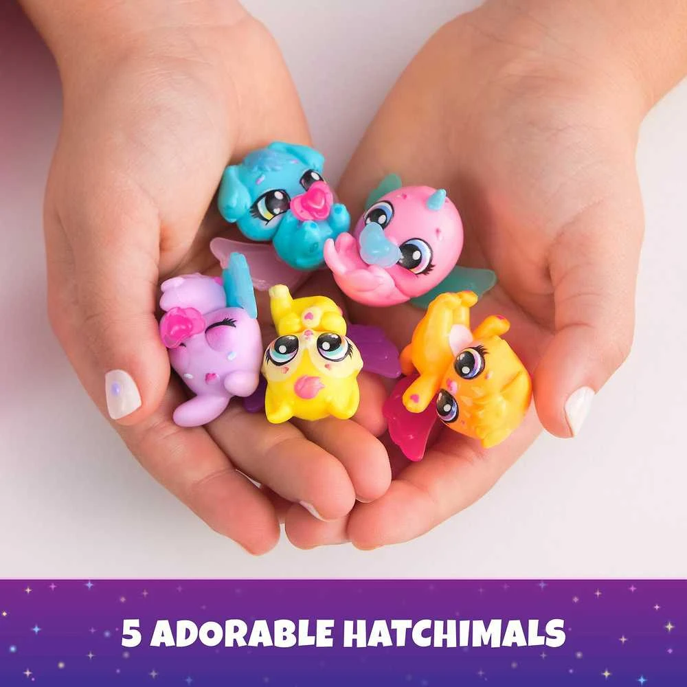 Žaislinis krepšelis Hatchimals Alive Neon Rainbow
