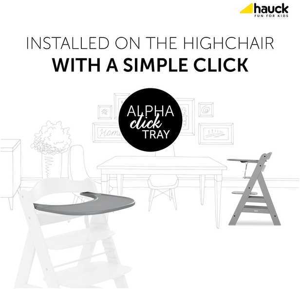 Hauck Alpha Click Tray stalas Alpha ir Beta kėdėms