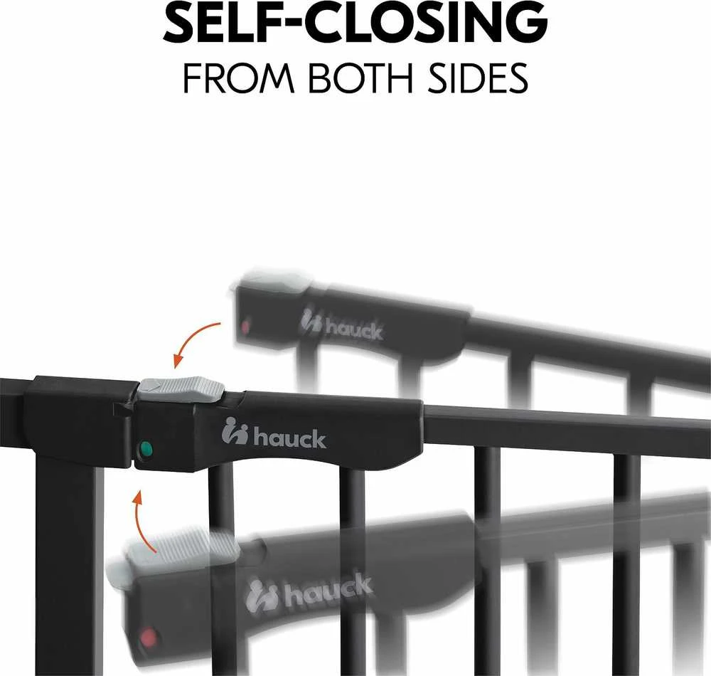 Hauck Clear Step Autoclose 2 -turvaportti, 75 - 80 cm, must