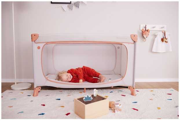 HAUCK DREAM N PLAY Kojec Lovytė Turystyczne Dostawka 60x120 CM