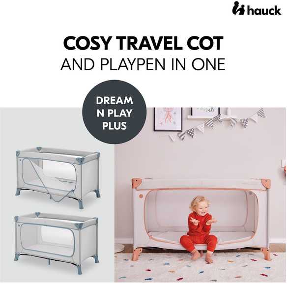 HAUCK DREAM N PLAY Kojec Lovytė Turystyczne Dostawka 60x120 CM
