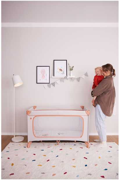 Lovytė turystyczne Hauck Dream N Play Plus Dusty Cork składane USZKODZONE