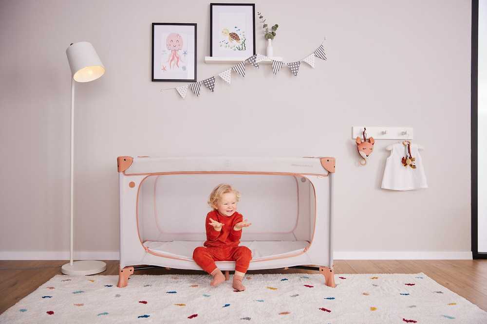 HAUCK DREAM N PLAY Kojec Lovytė Turystyczne Dostawka 60x120 CM
