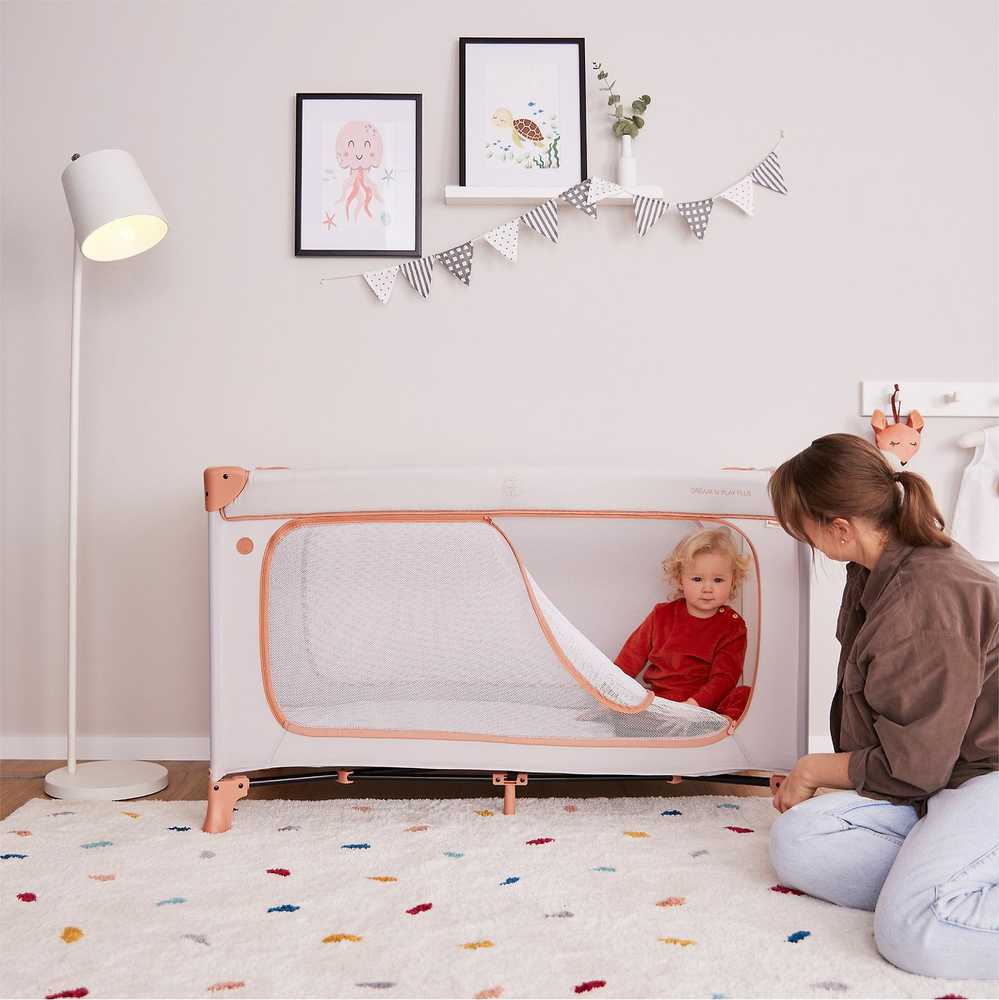 Maniežas Hauck Dream N Play Plus, dusty mint