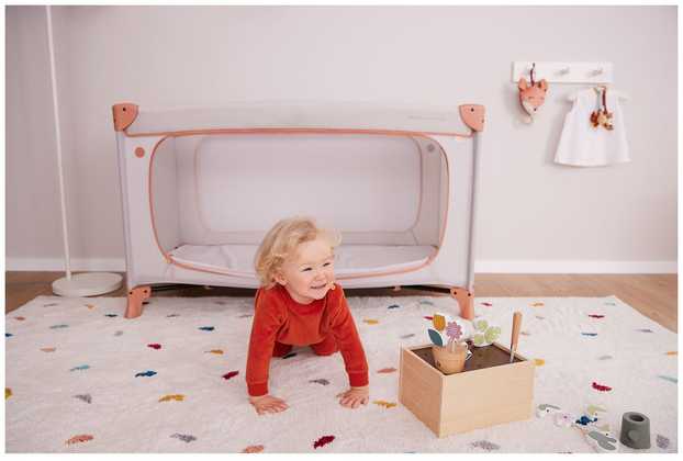 Lovytė turystyczne Hauck Dream N Play Plus Dusty Cork składane USZKODZONE