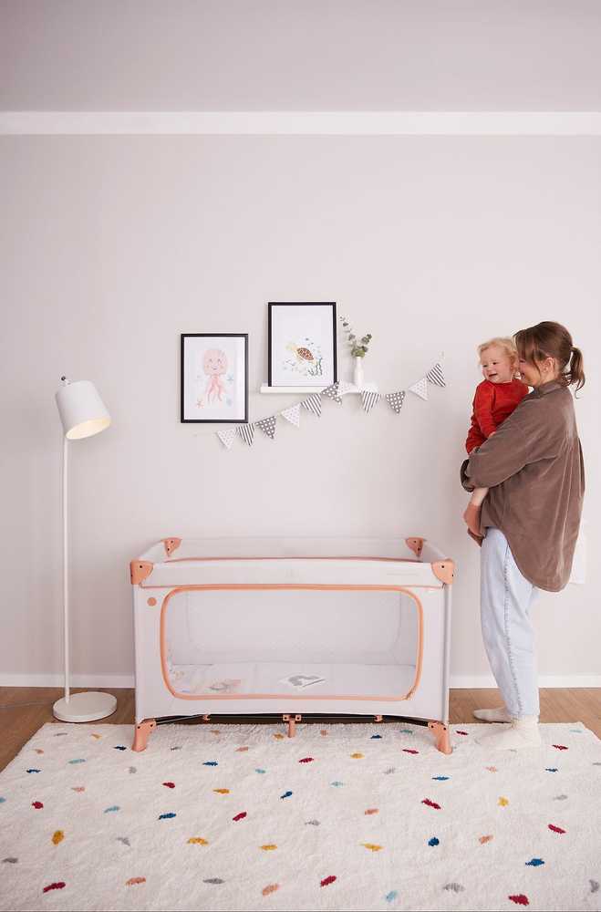 HAUCK DREAM N PLAY Kojec Lovytė Turystyczne Dostawka 60x120 CM