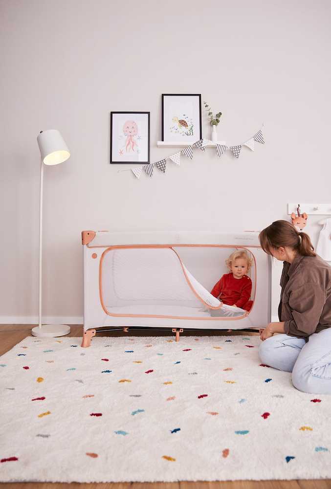 HAUCK DREAM N PLAY Kojec Lovytė Turystyczne Dostawka 60x120 CM