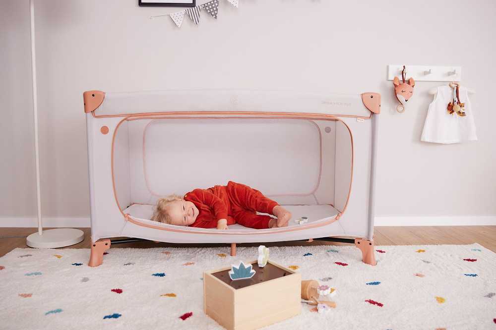 HAUCK DREAM N PLAY Kojec Lovytė Turystyczne Dostawka 60x120 CM