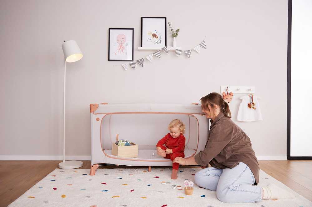 HAUCK DREAM N PLAY Kojec Lovytė Turystyczne Dostawka 60x120 CM