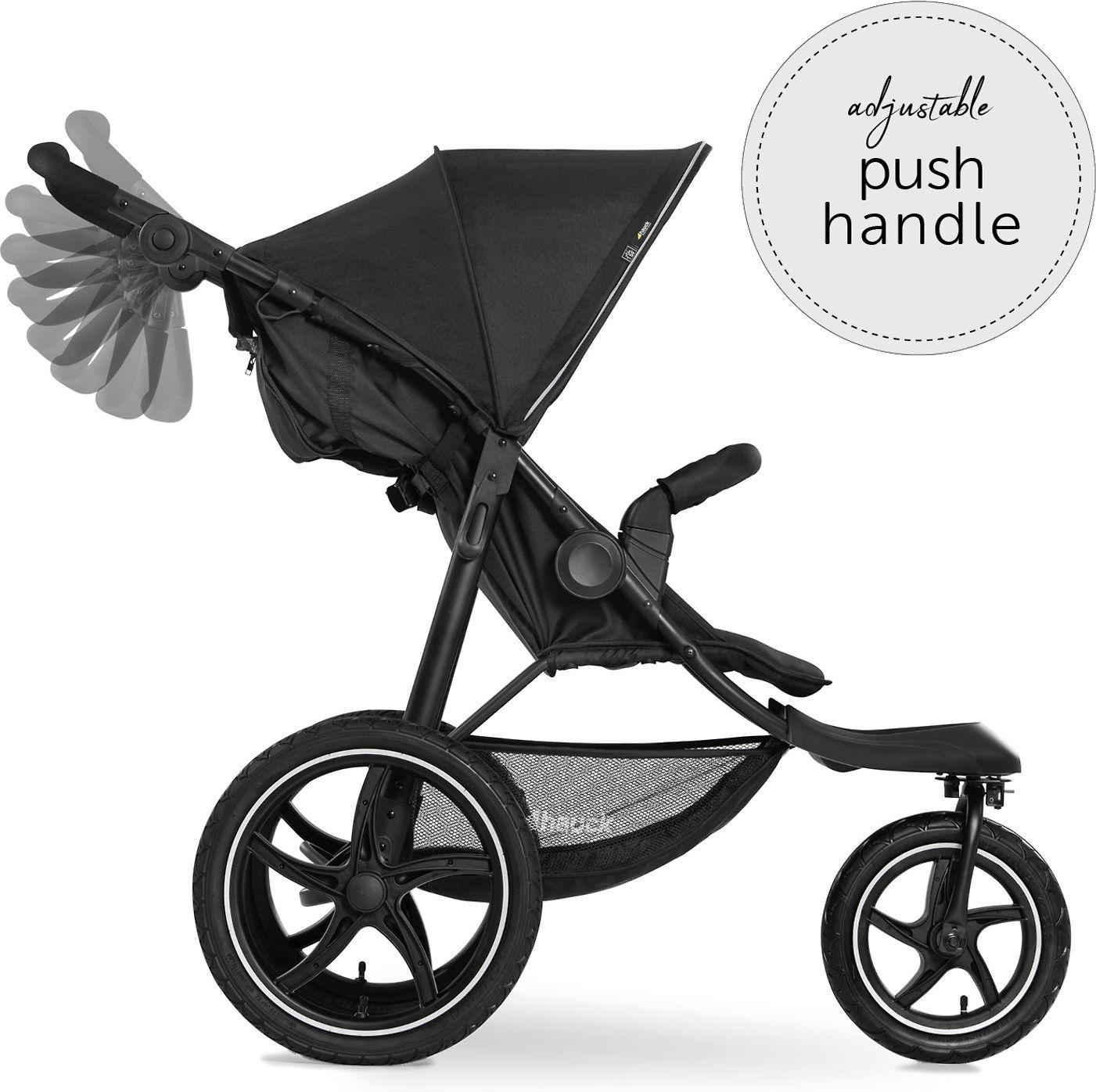 Hauck Runner 2 rattaat, Juodas