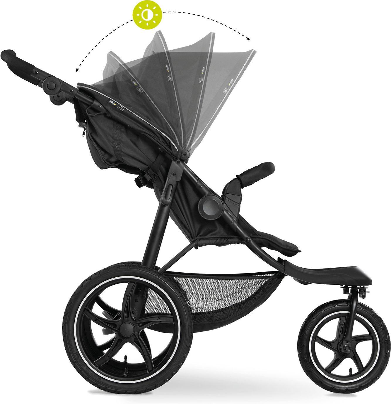 Hauck Runner 2 rattaat, Juodas