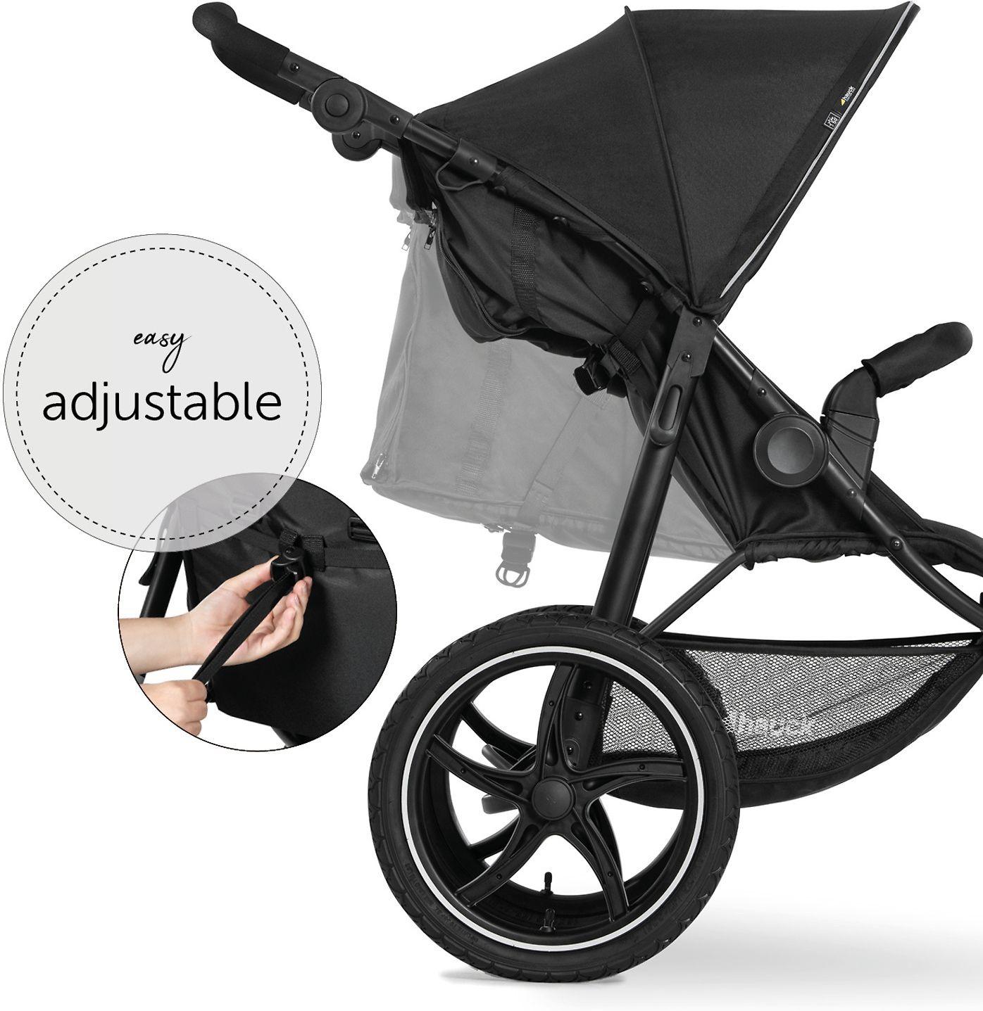 Hauck Runner 2 rattaat, Juodas