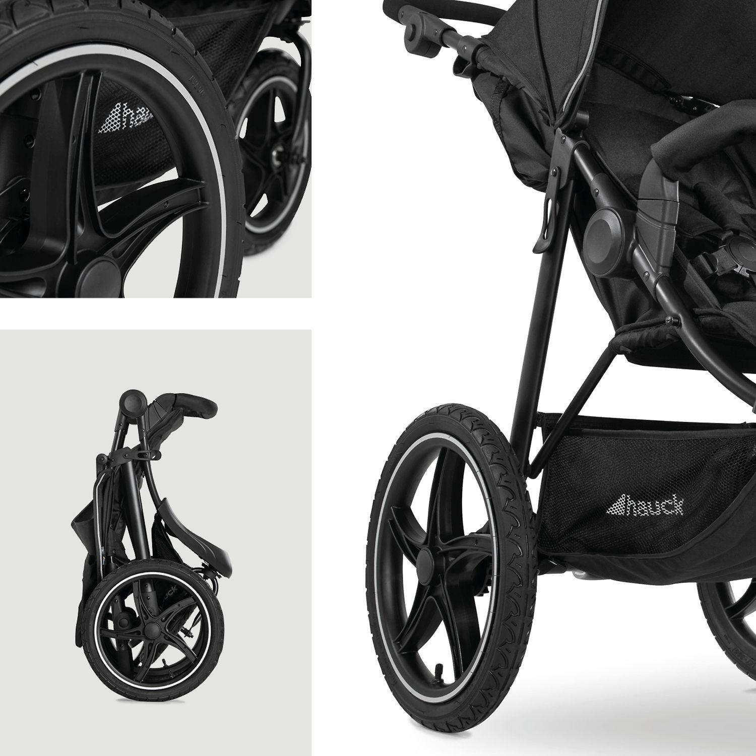 Hauck Runner 2 rattaat, Juodas