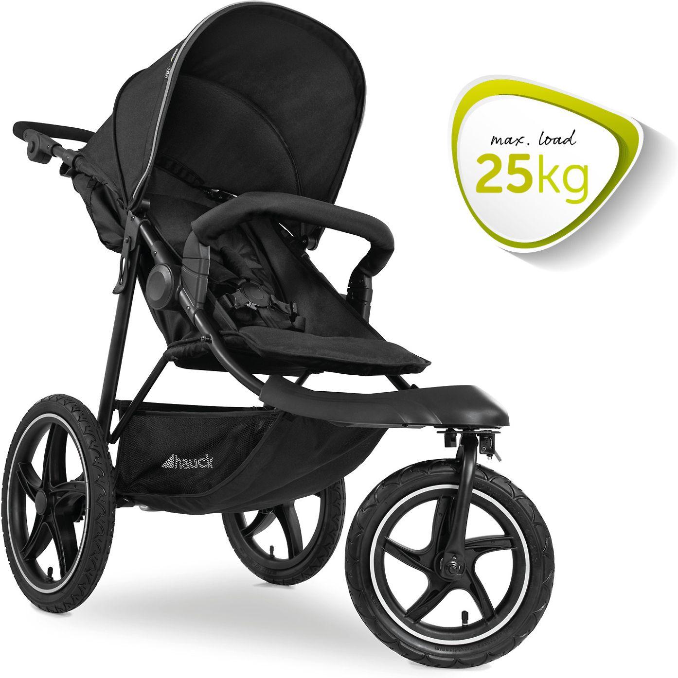 Hauck Runner 2 rattaat, Juodas