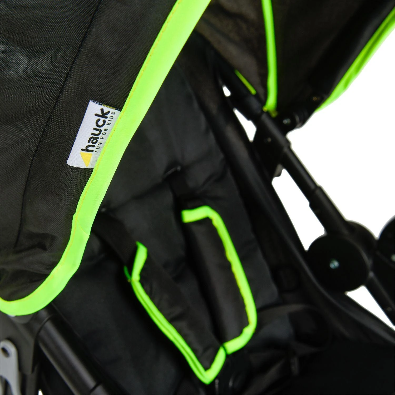 Hauck Runner Juodas/Neon Geltona
