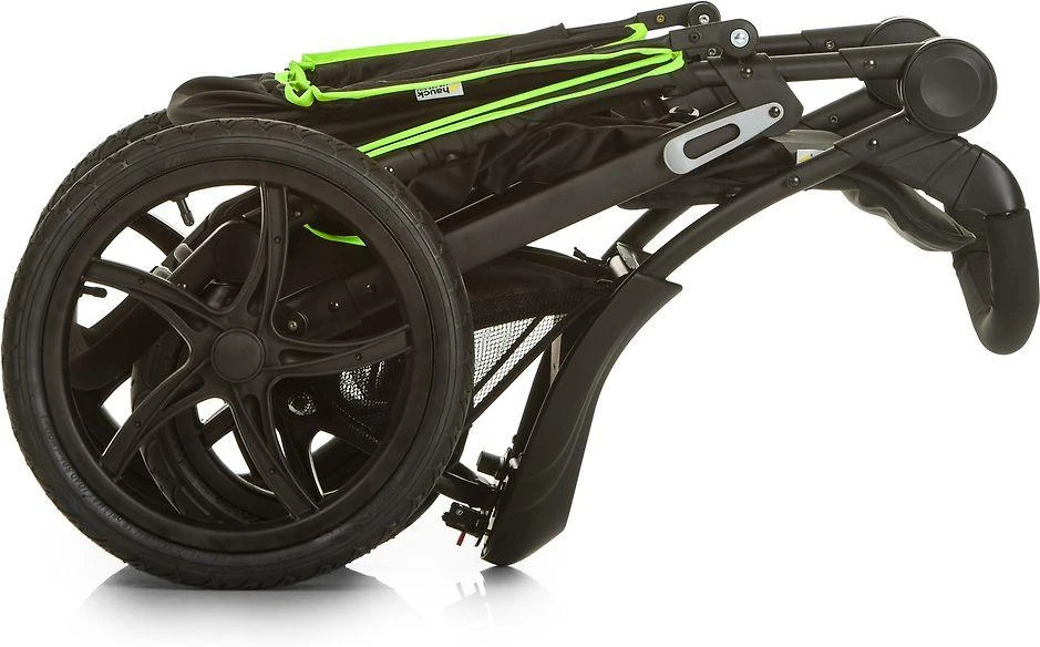 Hauck Runner Juodas/Neon Geltona