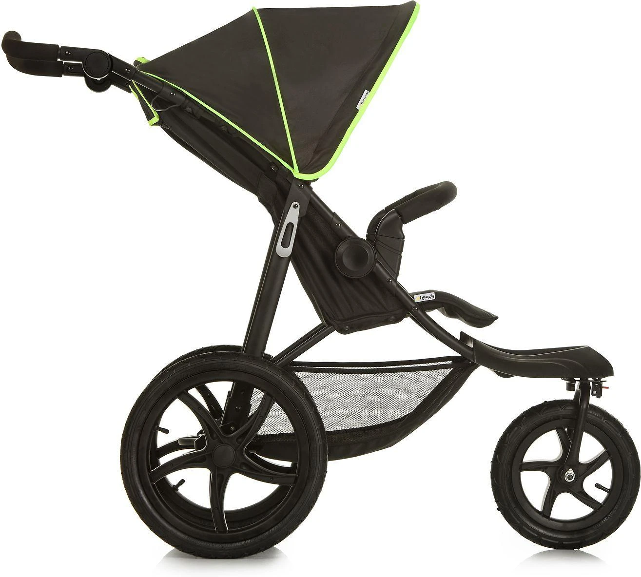 Hauck Runner Juodas/Neon Geltona