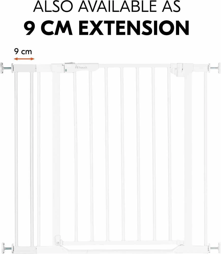 Hauck Safety Gate Extension 21 cm -turvaportin jatkopala, valkoinen