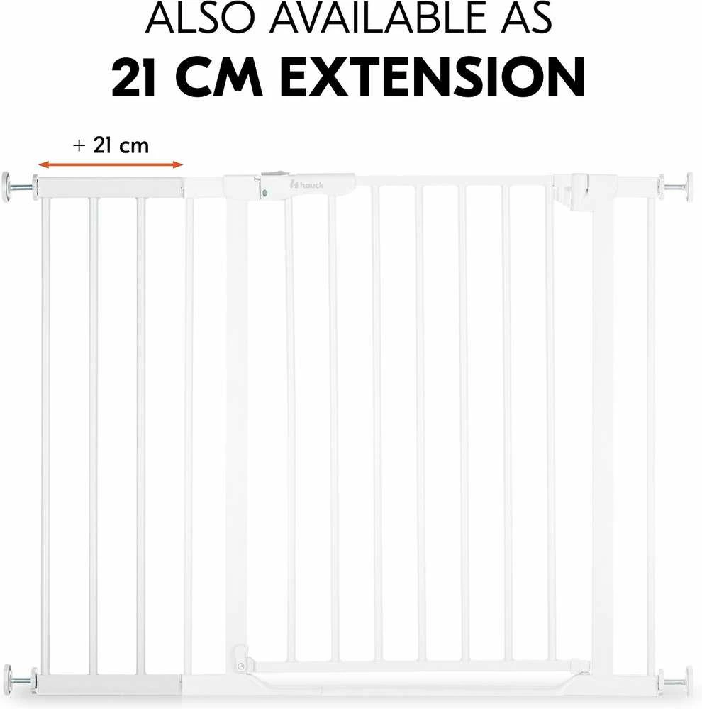 Hauck Safety Gate Extension 9 cm turvaportin jatkopala, valkoinen