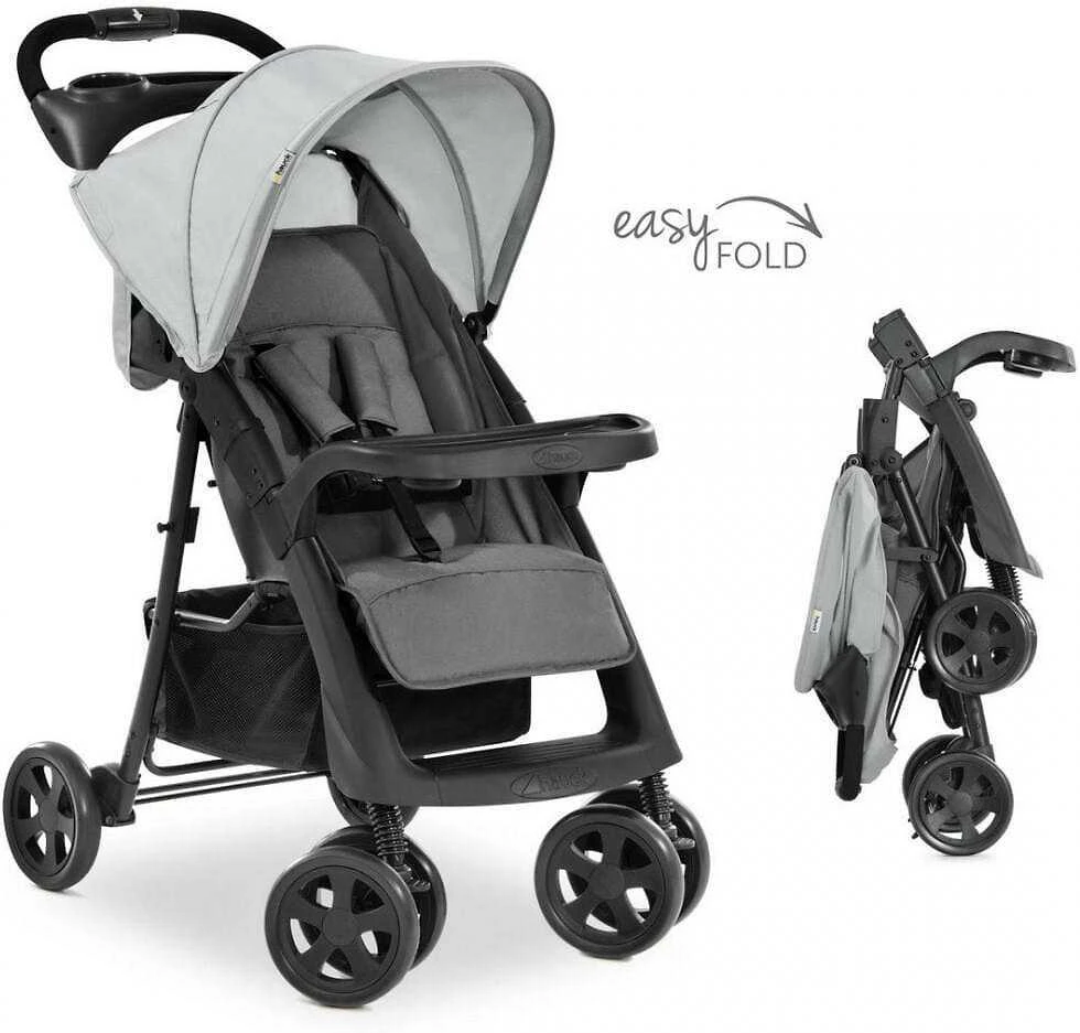 Hauck Shopper Neo II matkarattaat, Pilkas