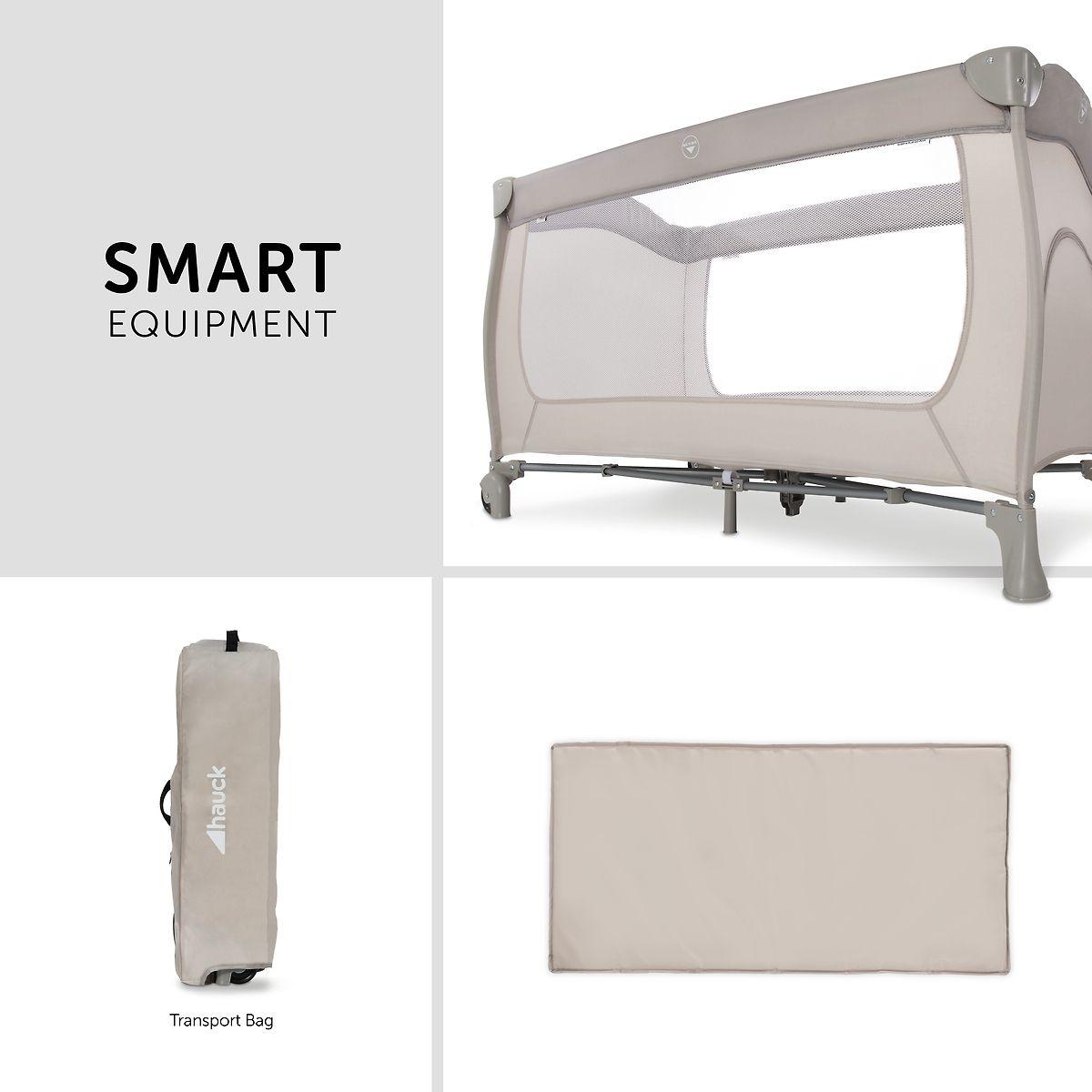 HAUCK lovelė - maniežas SLEEP N PLAY Go Plus, smėlio spalvos
