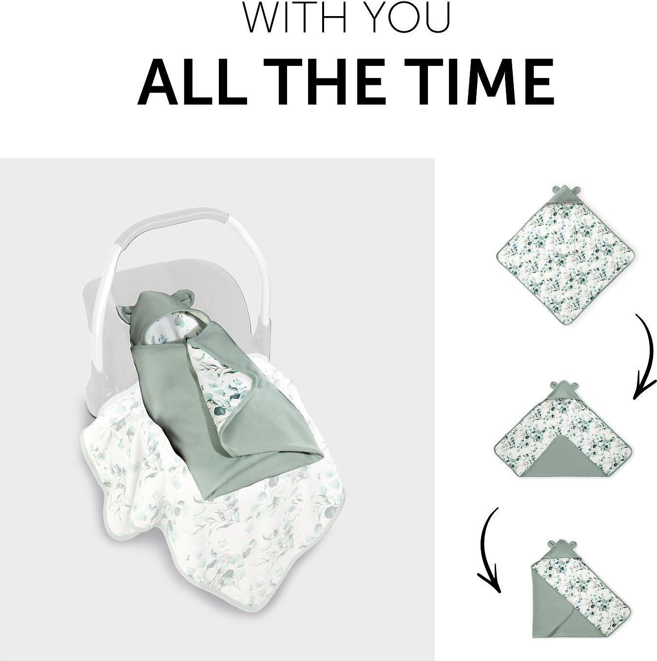 Patalynės komplektas Hauck Snuggle N Dream unipeite, Leaves Mint